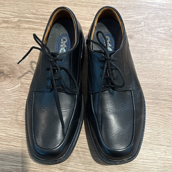 Black Leather Shoes For Men Mens Extra Wide Black Dress Shoes Comfort Shoes  Dr Comfort Classic Moreno Black Mens Dress Shoes 9xw Poshmark